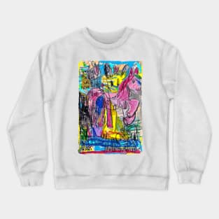 Pink Horse Crewneck Sweatshirt